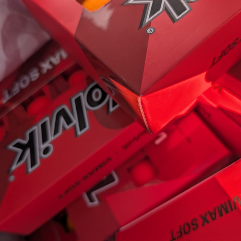Volvik Vivid Golf Balls - Bold Red
